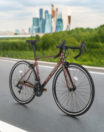 Велосипед шоссейный Polygon Strattos S3, Коричневый
