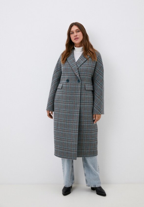 Пальто двубортное Pompa