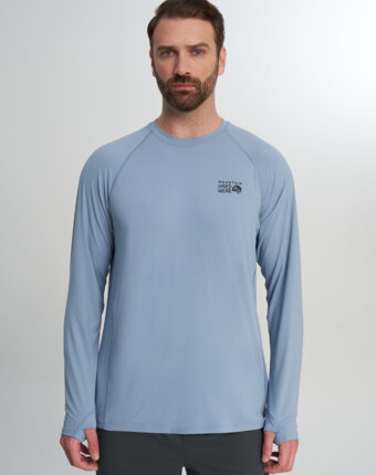Лонгслив мужской Mountain Hardwear Crater Lake Long Sleeve Crew, Синий женщинам