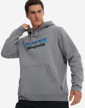 Худи мужское Patagonia Logo Uprisal, Серый женщинам