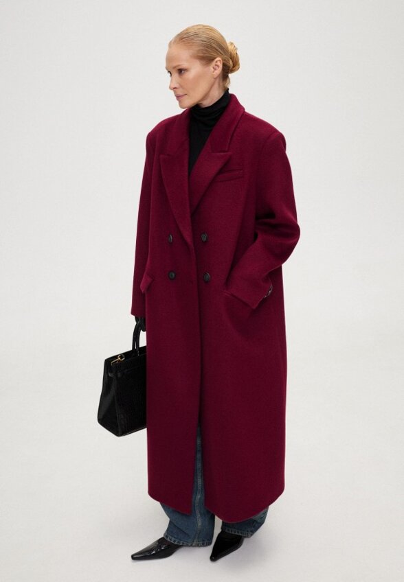 Пальто двубортное SashaOstrov