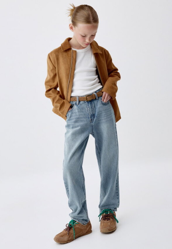 Джинсы Mom fit для девочек