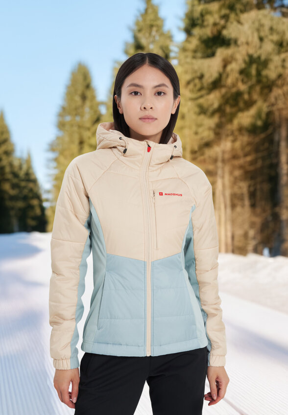 Куртка для беговых лыж женская Madshus, Бежевый