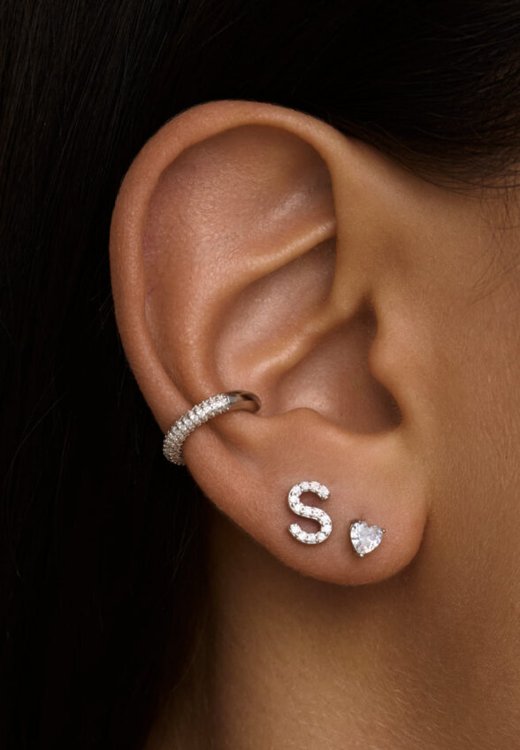 Моносерьга в виде буквы S MIESTILO MIE