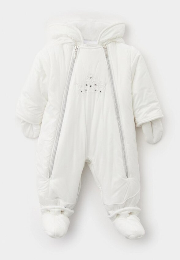 Комбинезон утепленный, варежки и пинетки Pilguni