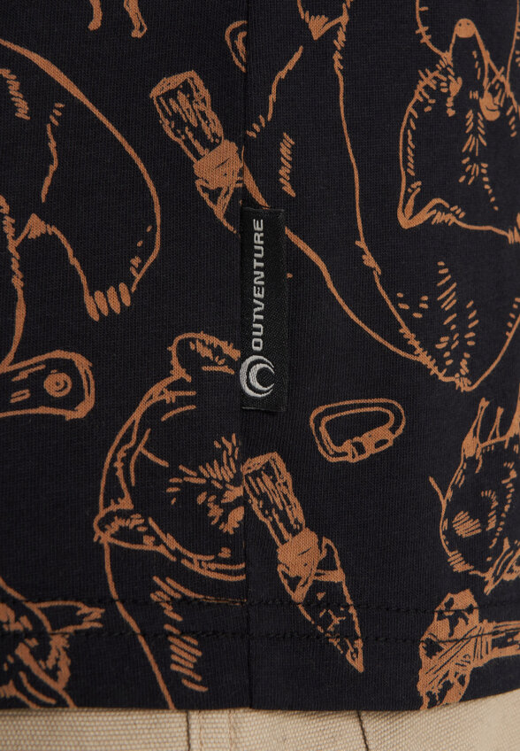 Футболка мужская Outventure, Черный