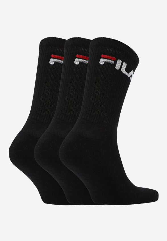 Носки FILA, 3 пары, Черный