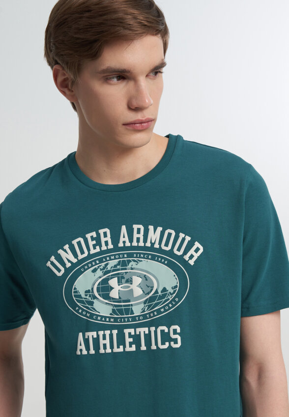 Футболка мужская Under Armour Globe, Зеленый