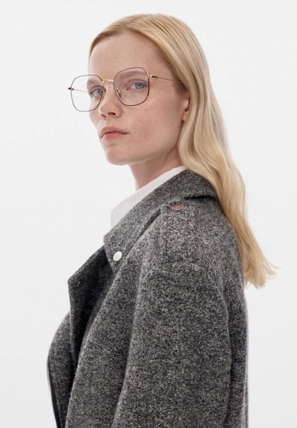 Пальто однобортное Shi-shi