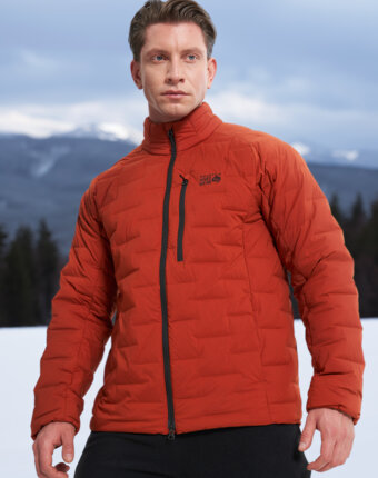 Ультралегкий пуховик мужской Mountain Hardwear Stretchdown, Оранжевый женщинам