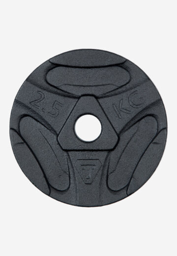 Диск 2.5 кг чугунный Torneo, Черный