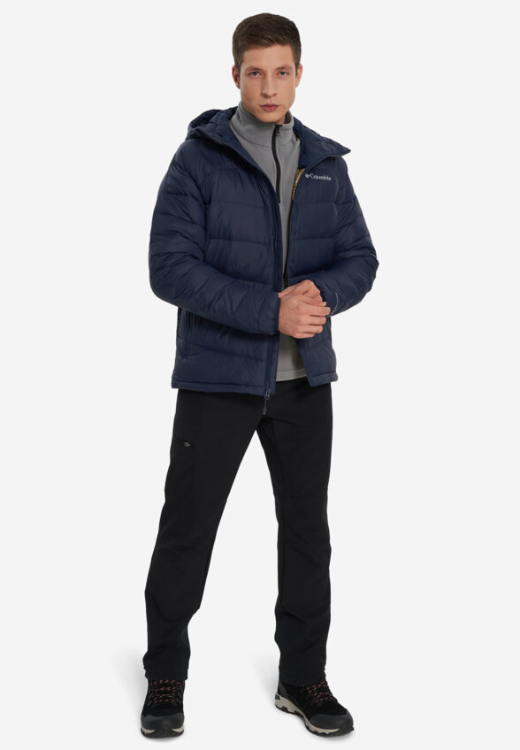 Ультралегкий пуховик мужской Columbia Centennial Creek III Down Hooded Jacket, Синий