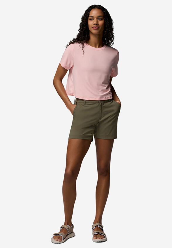 Футболка женская Columbia Parsons Point SS Tee, Розовый