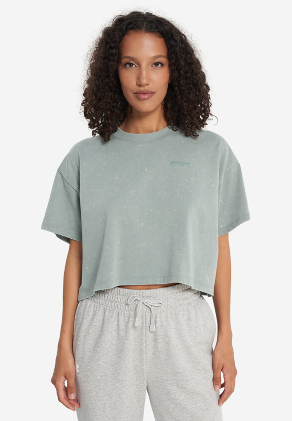 Футболка женская Under Armour Wash, Зеленый