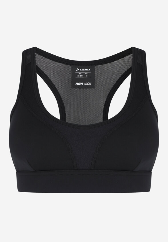 Топ бра спортивный Demix ActiveMove Dance Mesh Bra, Черный