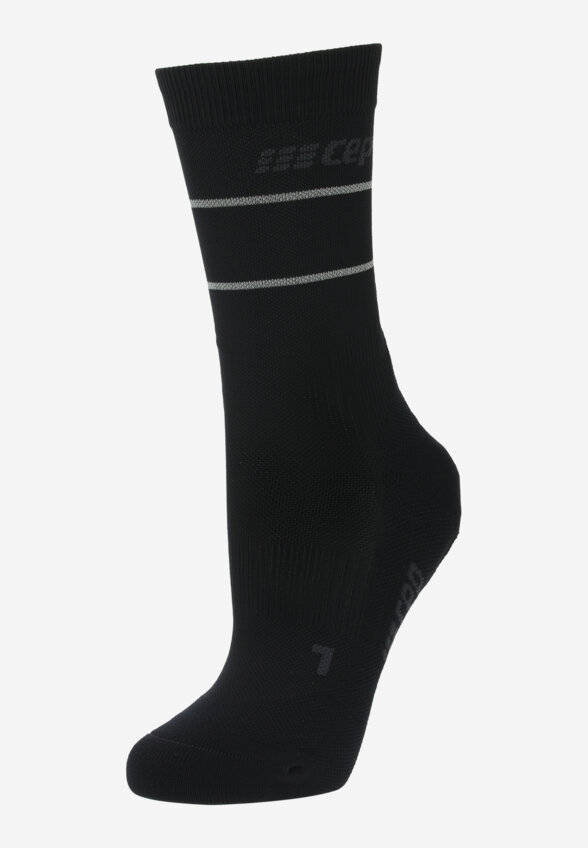 Носки компрессионные CEP Reflective, 1 пара, Черный