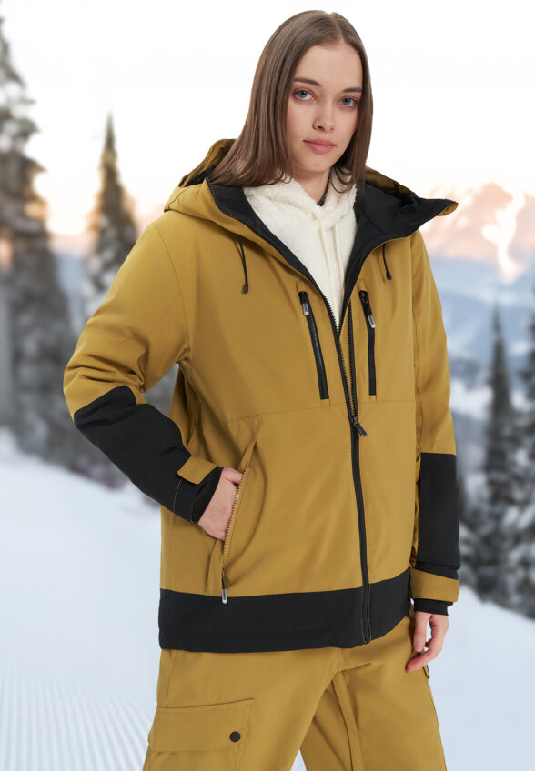 Куртка сноубордическая женская Roxy Upwards, Бежевый