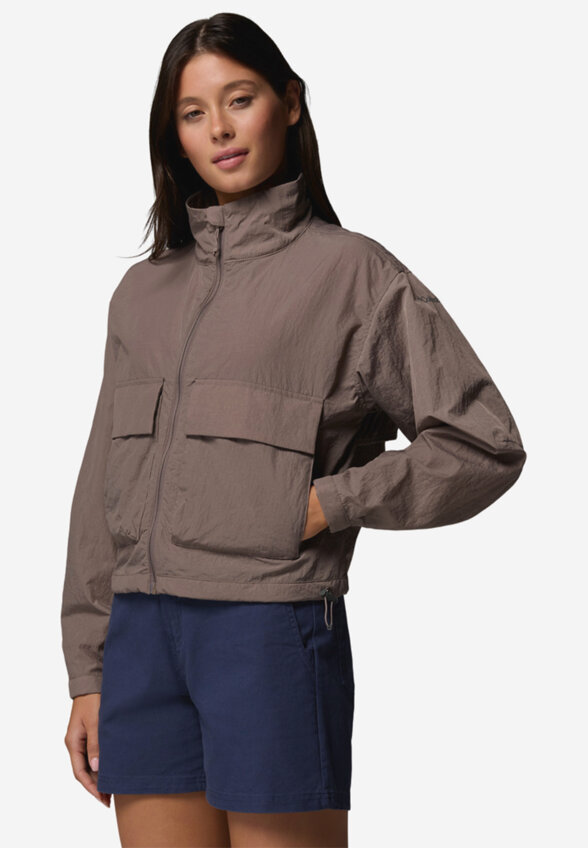 Ветровка женская Columbia Paracutie Cropped Cargo Windbreaker, Коричневый