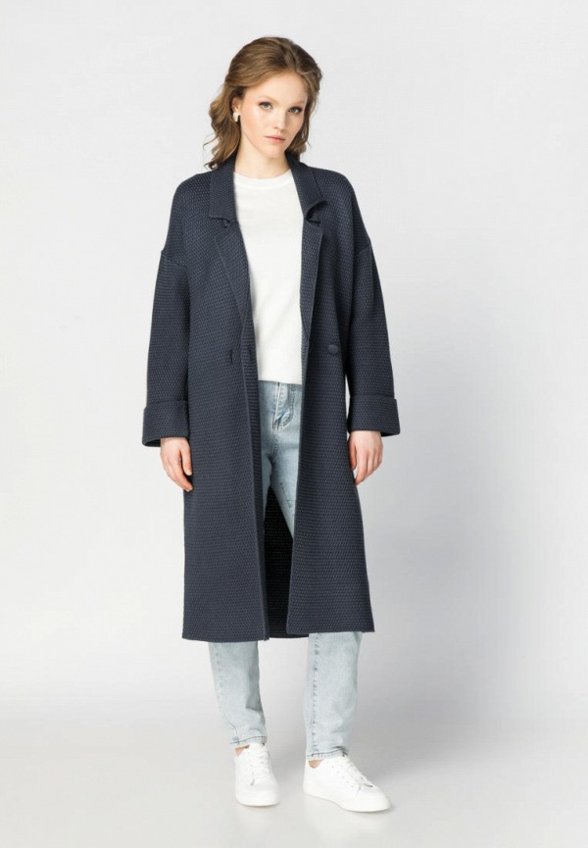 Пальто двубортное Vivawool