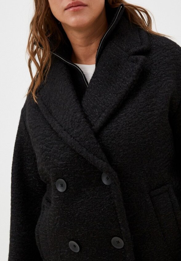 Пальто двубортное Le Monique