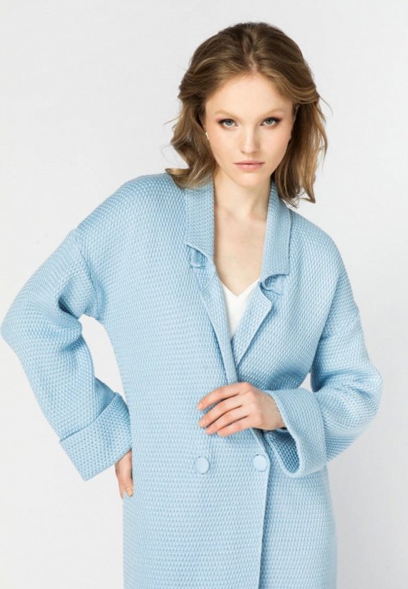 Пальто двубортное Vivawool