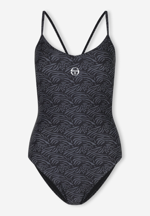 Купальник слитный женский Sergio Tacchini, Черный