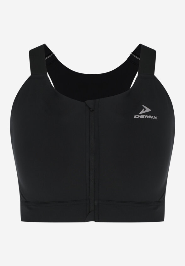 Топ бра спортивный Demix, Plus Size, Черный