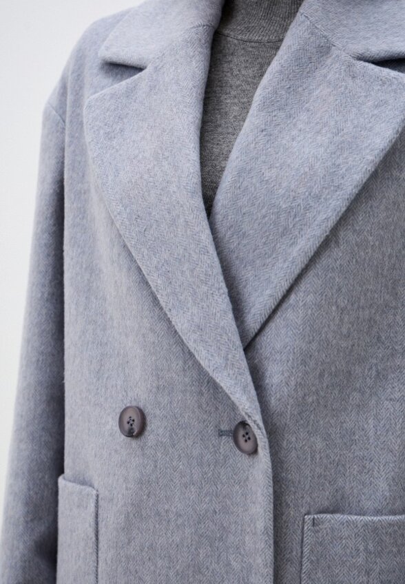 Пальто двубортное Sinar