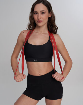 Топ бра спортивный Reebok Lux, Черный женщинам