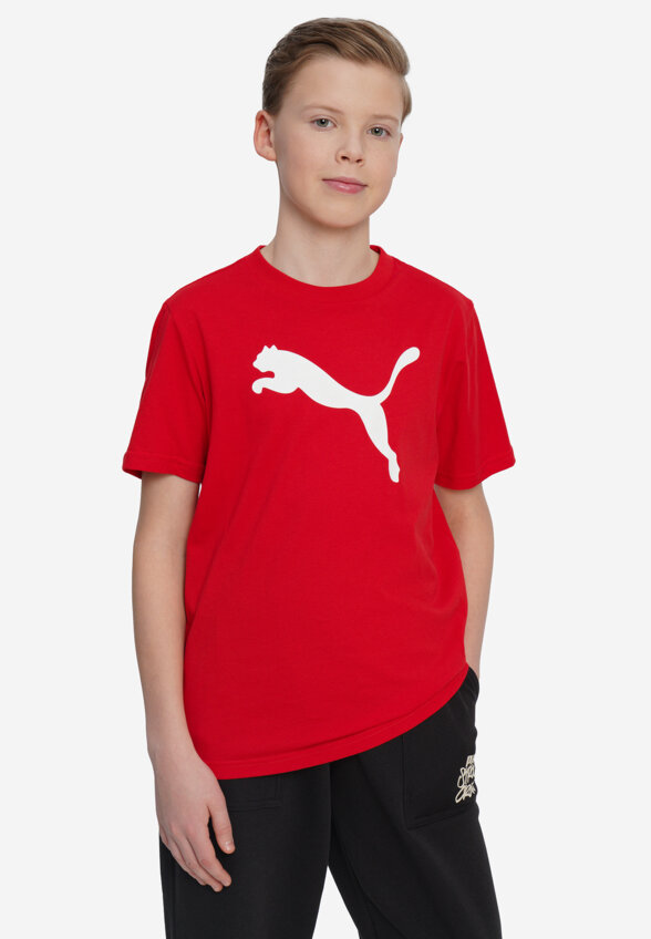 Футболка для мальчиков PUMA Ess Cat Logo, Красный