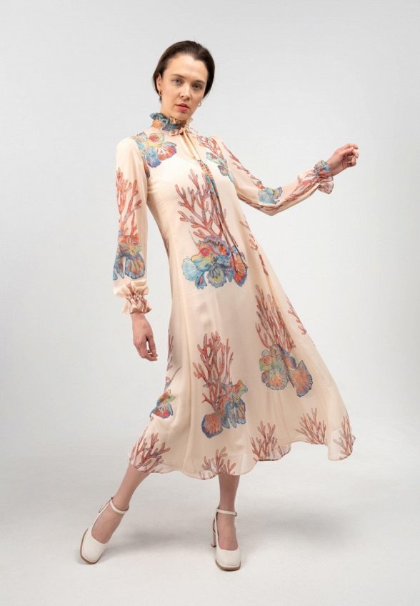 Платье и комбинация Redkoe