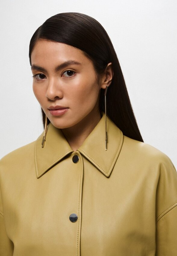 Куртка кожаная Boss