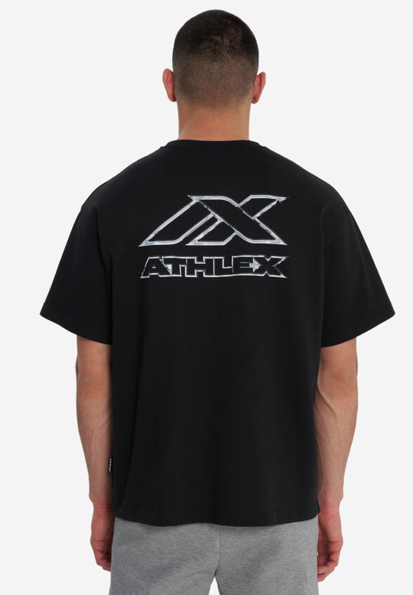 Футболка мужская оверсайз Athlex, Черный