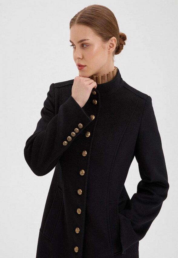 Пальто однобортное N.O.M.I