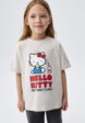 Футболка с принтом Hello Kitty для девочек6  - превью