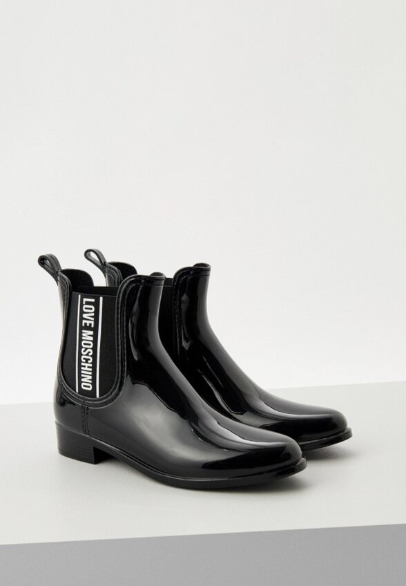 Полусапоги резиновые Love Moschino