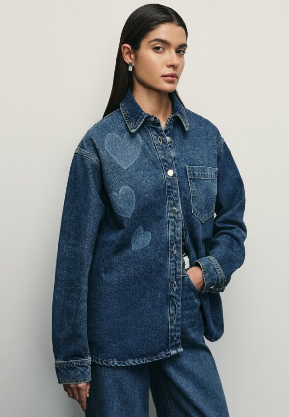 Рубашка джинсовая Zarina