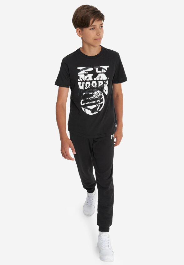 Футболка для мальчиков PUMA Basketball Blueprint, Черный