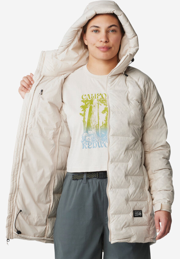 Пуховик женский Mountain Hardwear Stretchdown, Бежевый