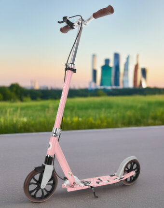 Самокат Globber Nl 205 Deluxe, Розовый детям