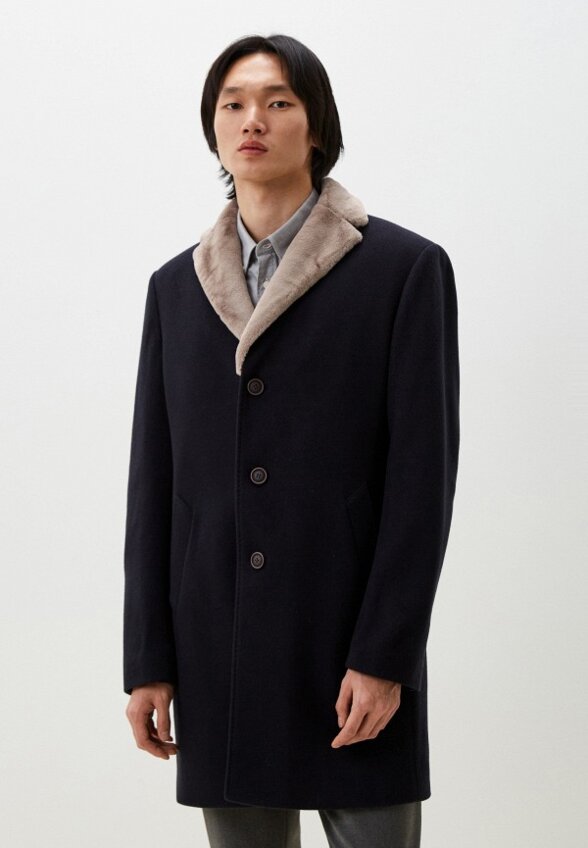 Пальто однобортное Van Cliff