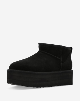 Угги женские UGG Classic Ultra Mini Platform, Черный женщинам