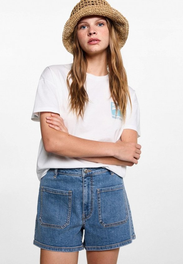 Шорты джинсовые Mango Teen