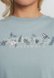 Футболка женская Columbia Rolling Bend Graphic Relaxed Crop SS, Голубой6  - превью