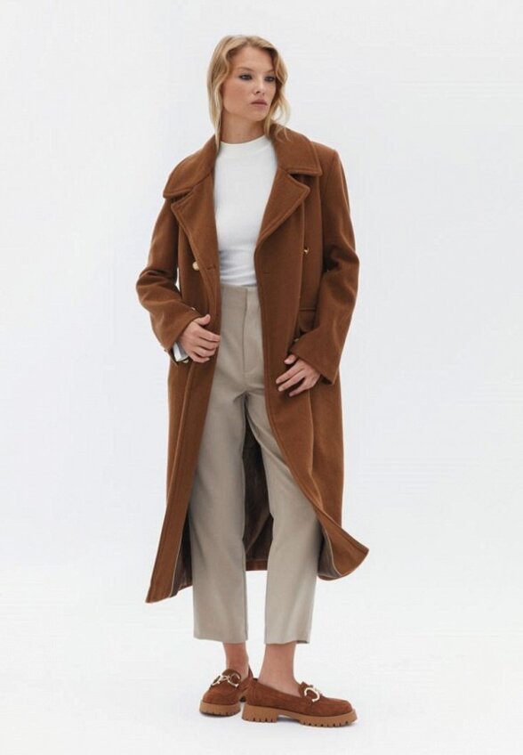 Пальто двубортное OXXO