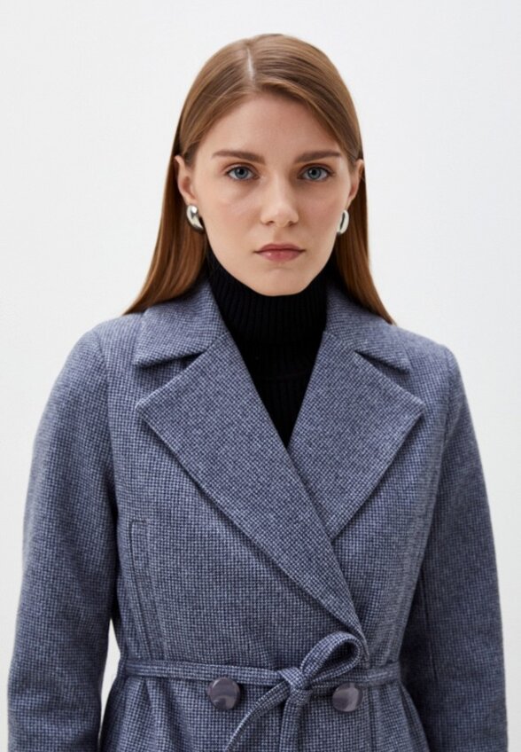 Пальто двубортное Gaxgax