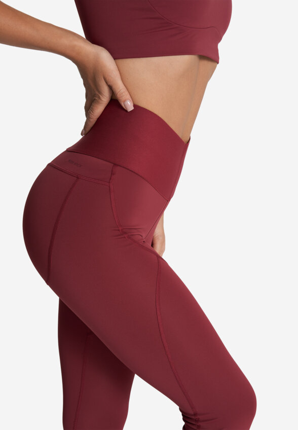 Легинсы женские Demix Booty Booster Gym, Красный