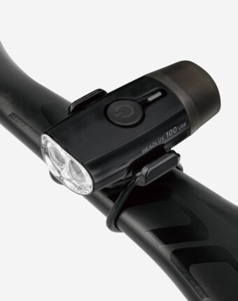 Фонарь велосипедный передний Topeak HeadLux 100 USB, Черный