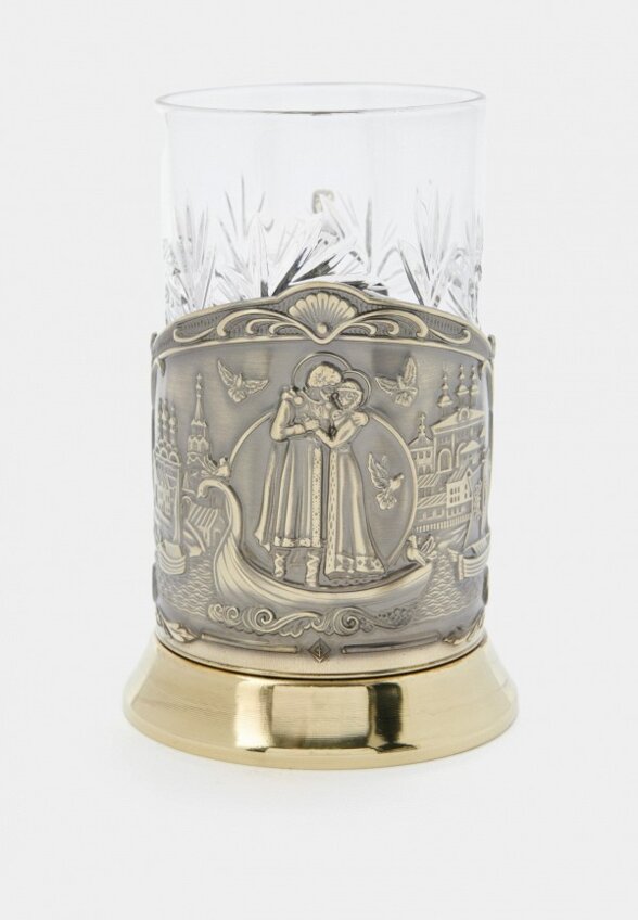 Стакан с подставкой Кольчугинский мельхиор