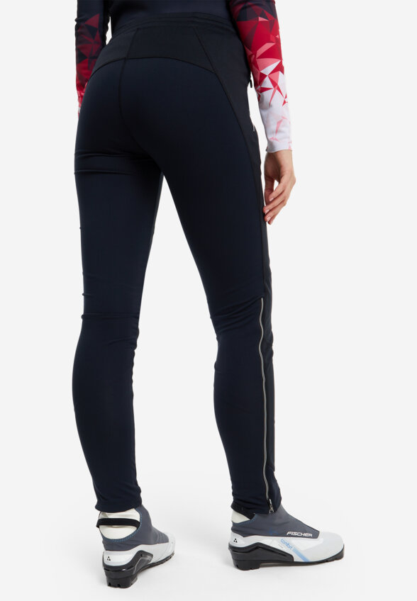 Брюки для беговых лыж женские KV+, Черный